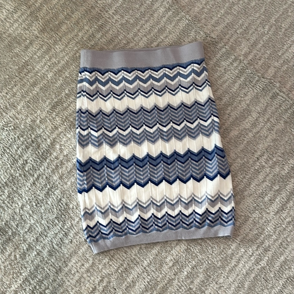 Princess Polly knit blue mini skirt XS/S